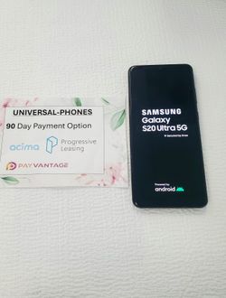 Samsung Galaxy S20 Ultra 5g 128gb Unlocked Like New Condition No Defects 