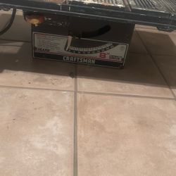Craftsman 8” Table Saw