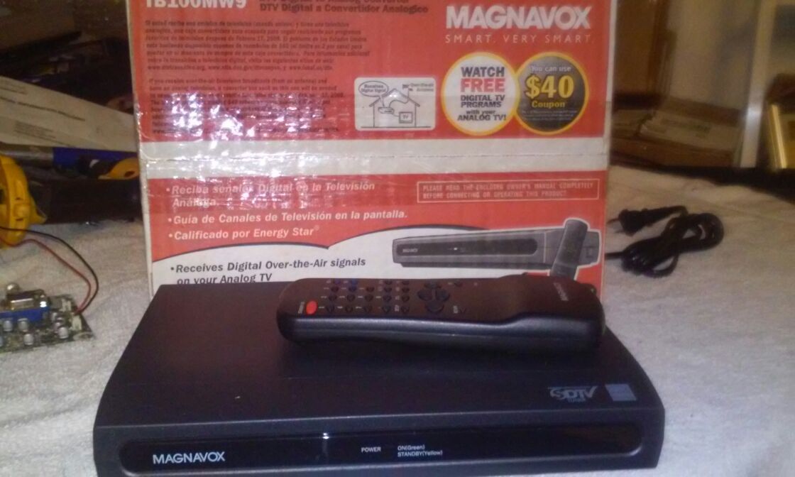 Magnavox tv digital converter box