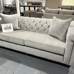 New Hughes Furniture Sofa & Loveseat Set 
