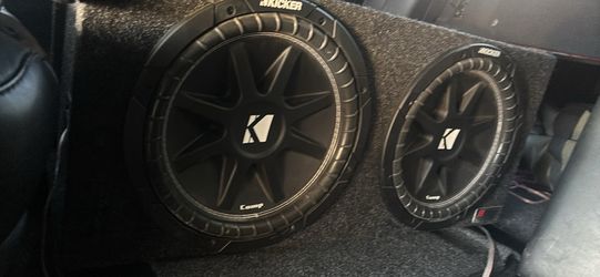 Speakers two 12s kicker comp speakers