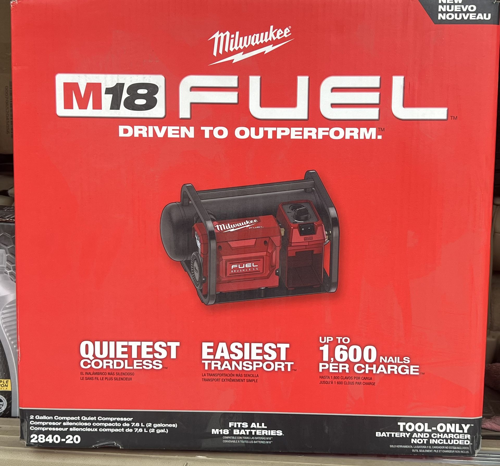 M18 FUEL 2 Gal. Compressor Tool-Only