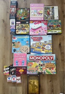 Assorted games and puzzles