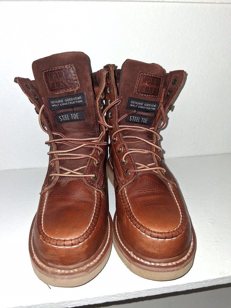 Steel Toe Work Boots 