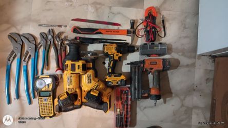 Mixed Tool Lot – DeWalt, Ridgid, Klein & More