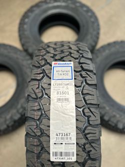 285/70r17 bfgoodrich factory tires 17 inch all terrain tires ko2