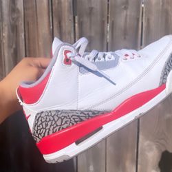 Jordan 3 Fire Red