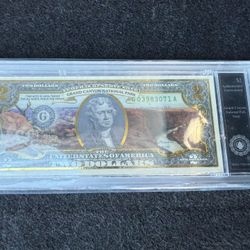 $2 Authenticated Uncirculated Grand Canyon National Park Note