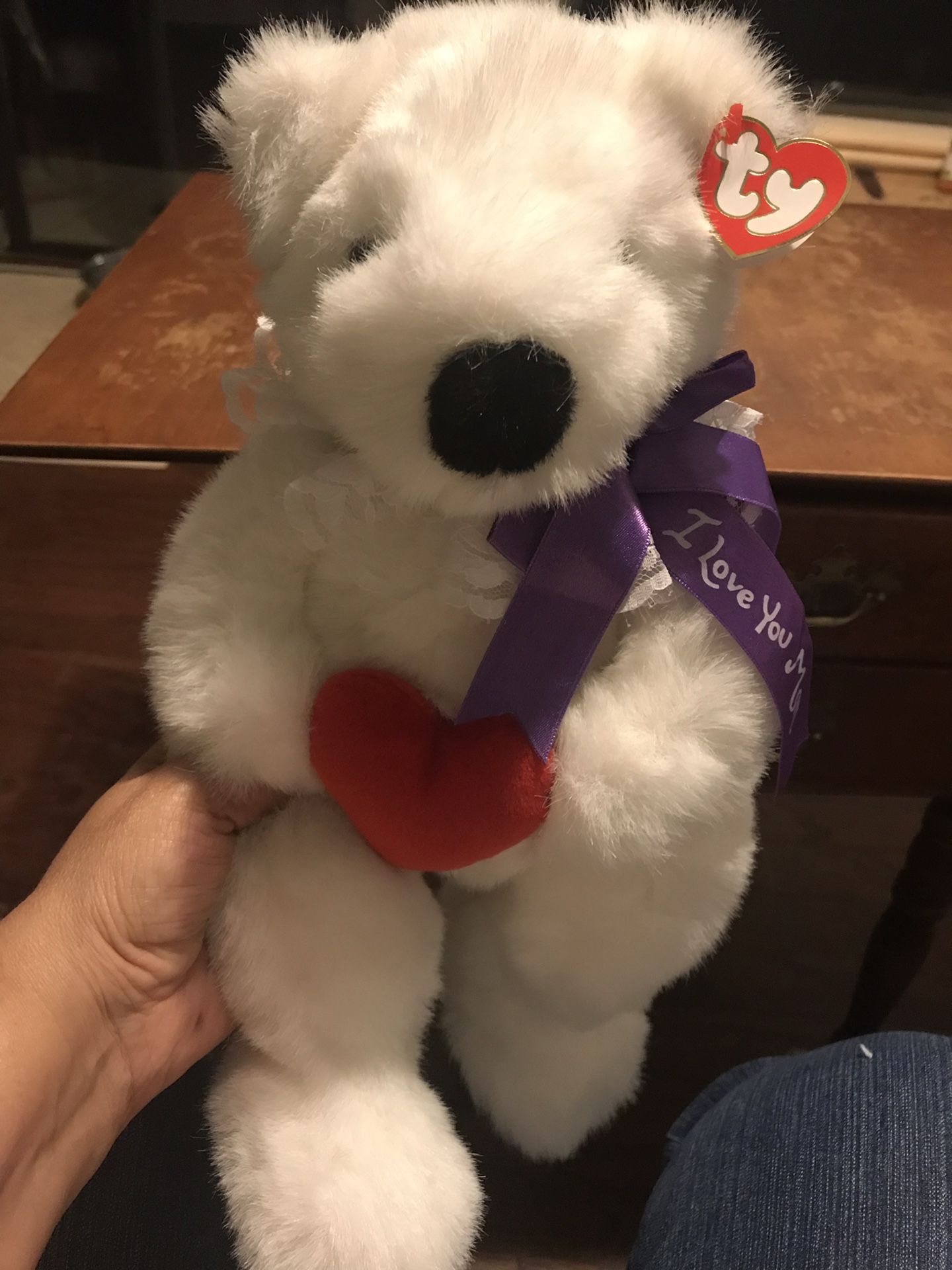 TY Romeo plush teddy bear