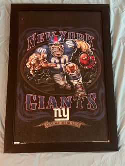 New York Giants Framed NFL Poster- Make an offer, leaving AZ 9/18 LAST DAY