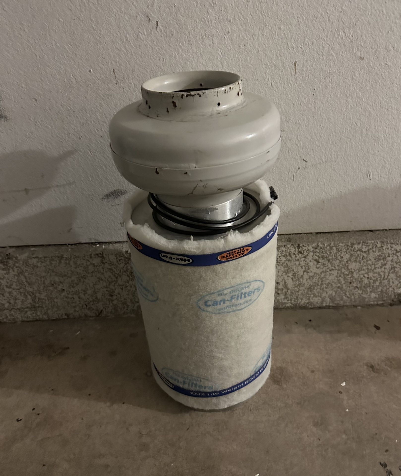 6inch Inline Can Fan With Carbon Filter