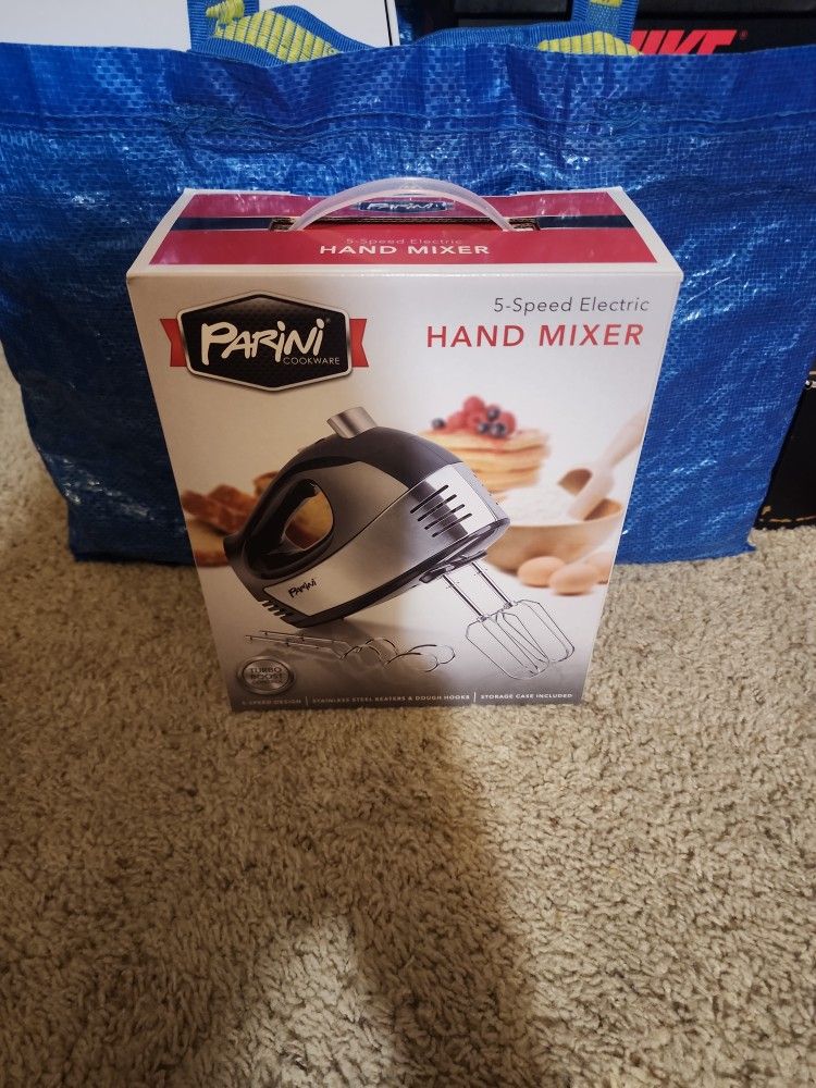 New 5 Speed Hand Mixer