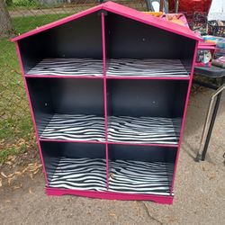 Dollhouse Style Cubby Shelf