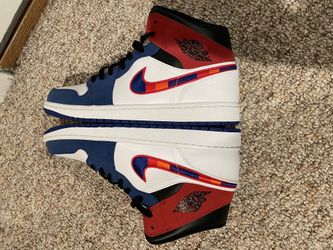 Jordan retro top 1 multicolor swoosh