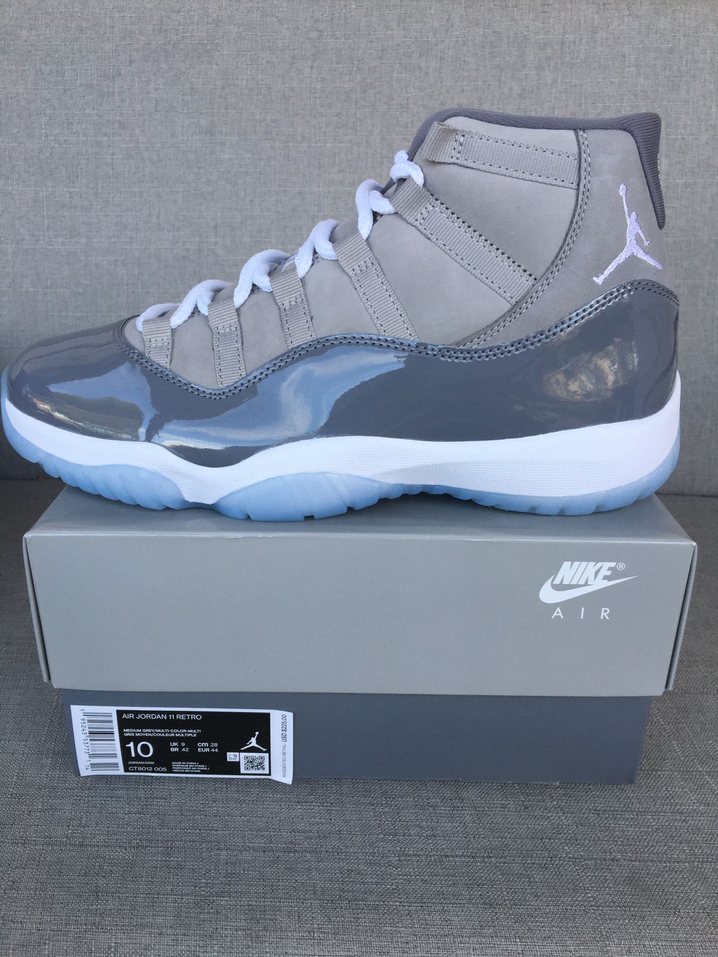 Jordan 11 Retro Cool Grey 10