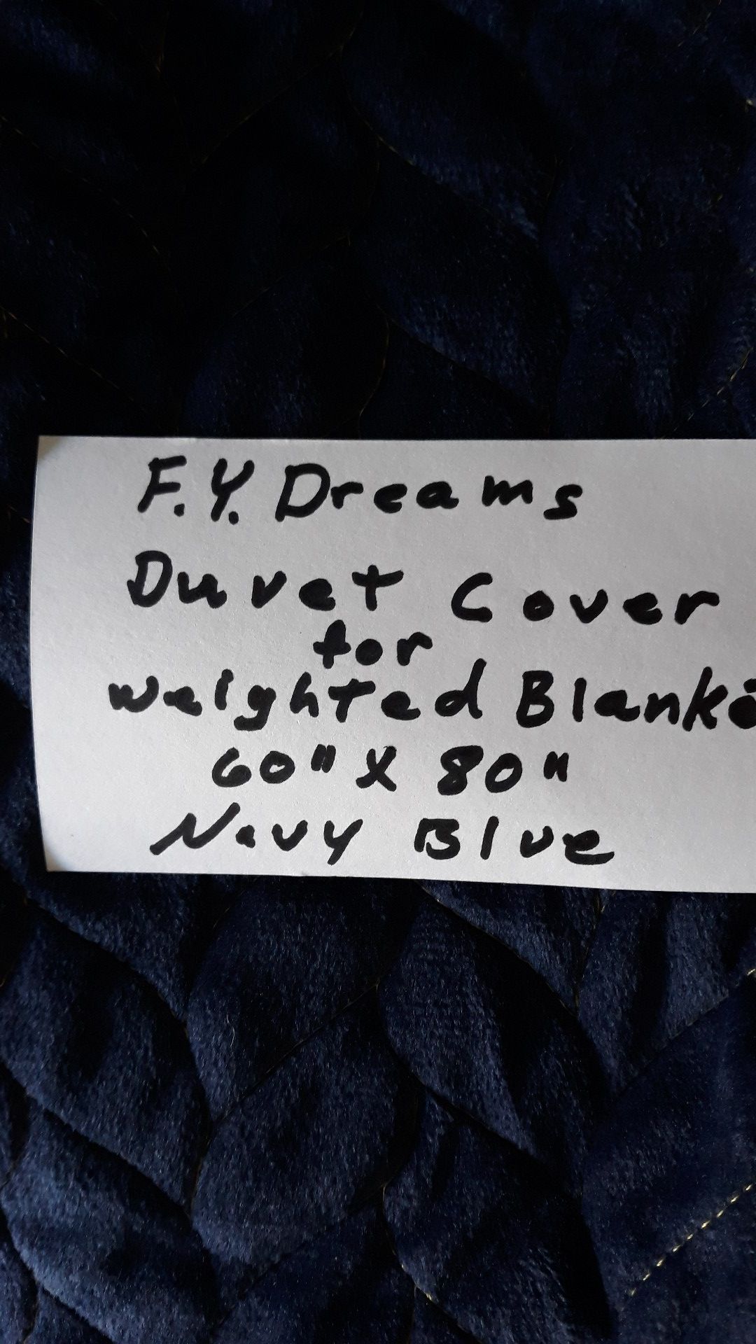 F. Y. Dreams Duvet Cover for Weighted Blanket 60" x 80"