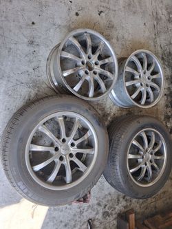 5x120mm 18" Zenetti rims chrome
