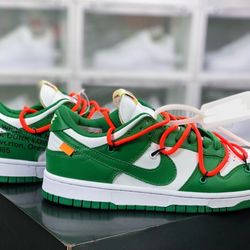 Nike Dunk Low Off White Pine Green 69 