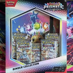 Pokemon Prismatic Evolution Binder Collection 