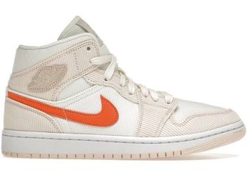 Size 11.5W/10M - Air Jordan 1 Mid - Corduroy Sail
