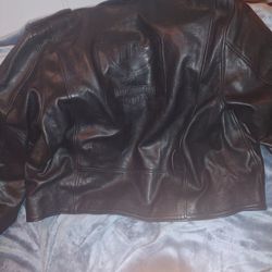 Miller Lite Harley Davidson Leather Jacket