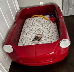 Red Race Car Toddler Bed Frame