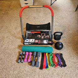 Assorted Exercise Equipment 