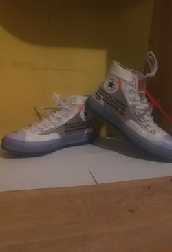 Off white converse read below