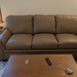 Hancock And moore leather Couch 
