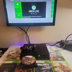 Xbox360 E 320 Gb Console !! Full System With Games !!!