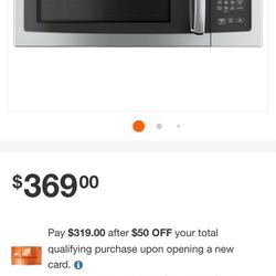 GE microwave Above Stove 