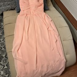 Formal Dress~Peachy Pink~Size 2~Great Condition
