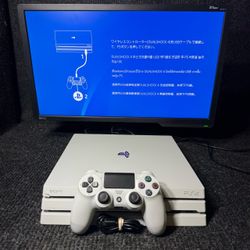 Sony PlayStation 4 PS4 Pro 1TB Glacier White Console with Controller ( Test in Person )