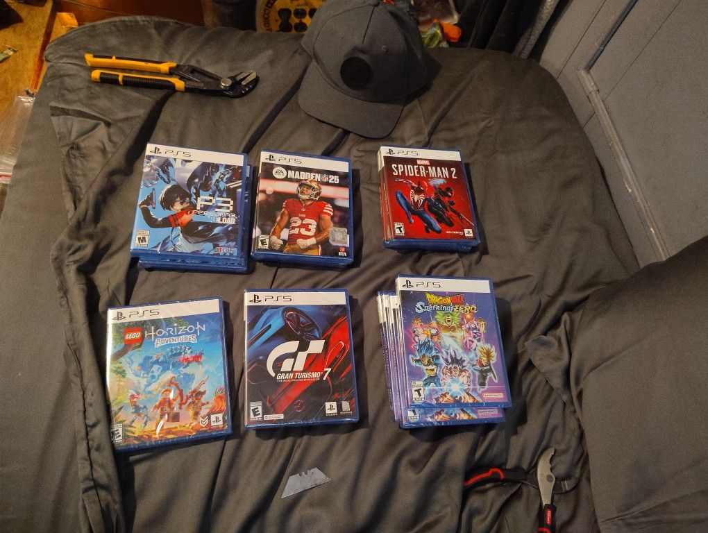 13 Sealed Playstation 5 Games