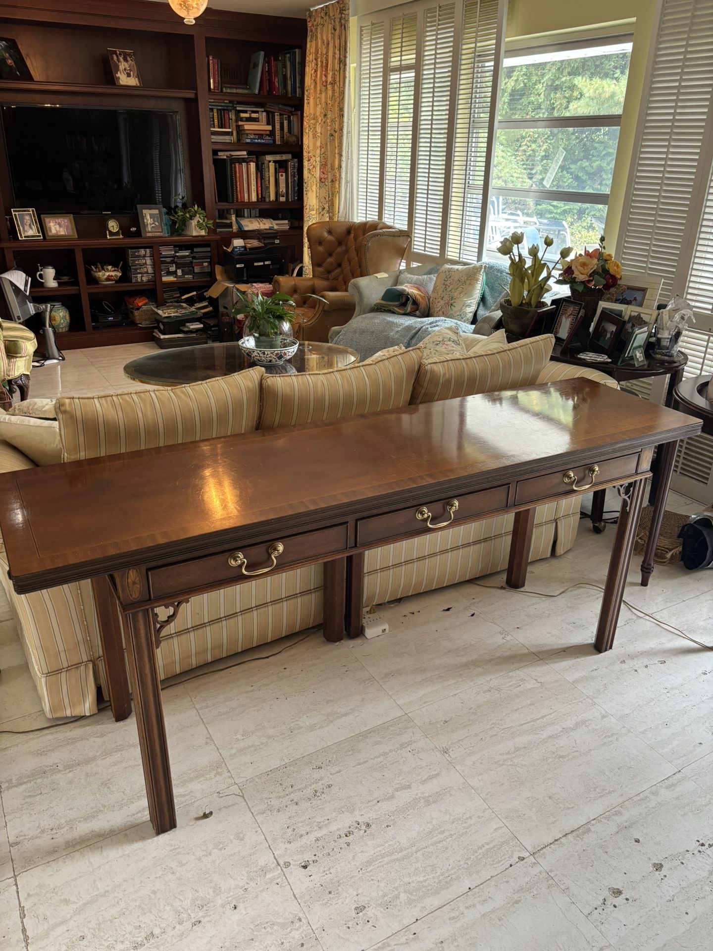 Solid Wood Console Table