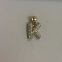 14K Gold Charm Pendant 