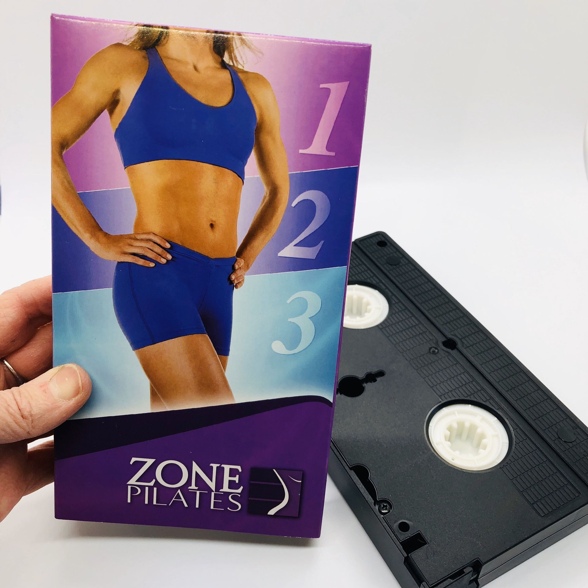 ZONE PILATES VHS EXERCISE AT HOME TAPE