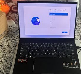 ASUS Zenbook 14 Model# UM3406K slightly used. Touch screen