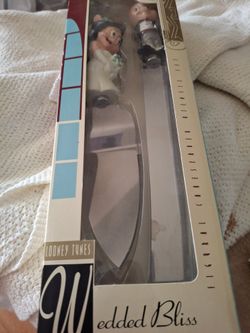 Cake server and knife