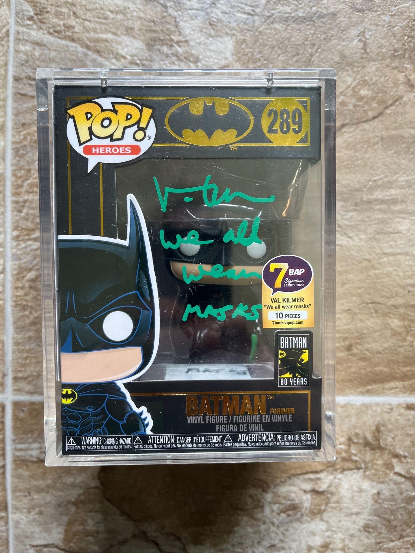 Signed Val Kilmer Funko Batman