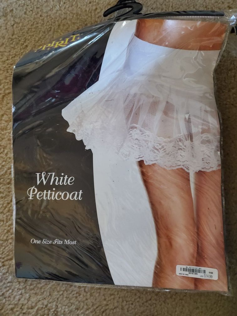 White petticoat