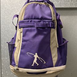 Nike Swingman Ken Griffey Jr Baseball Bat Travel Backpack Purple