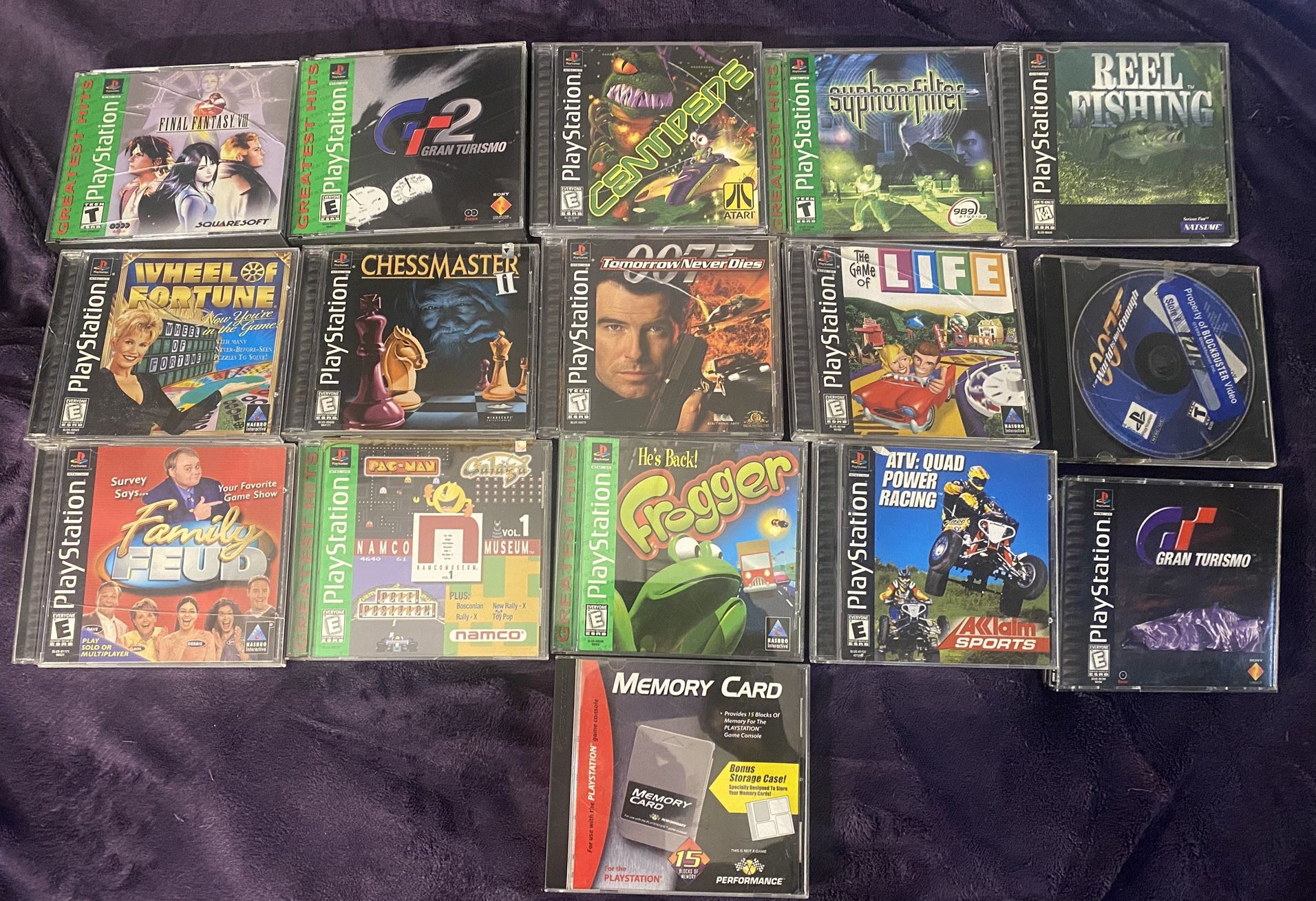 ๐ฎ PlayStation 1 โ 15 Game Bundle (Classics + Hits) Plus Memory Card $130 OBO