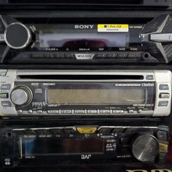 Sony, Clarion, And Jvc Single din head units for car audio