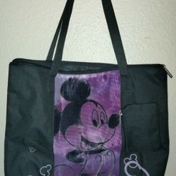 Mickey Mouse Tote Bag With Change Purse Attched