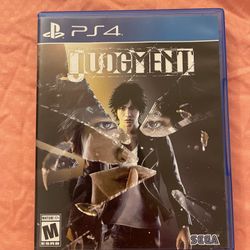 Judgment PS4 Game