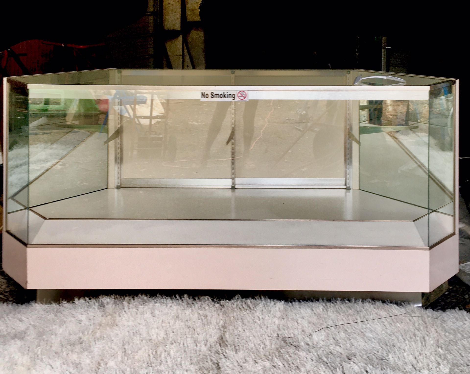 Lighted Mirrored Display Cabinet
