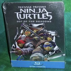 brand new sealed blu ray steelbook tmnt turtles out of the shadows bluray 