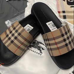 Burberry slides