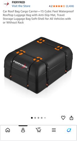 Roof luggage bag